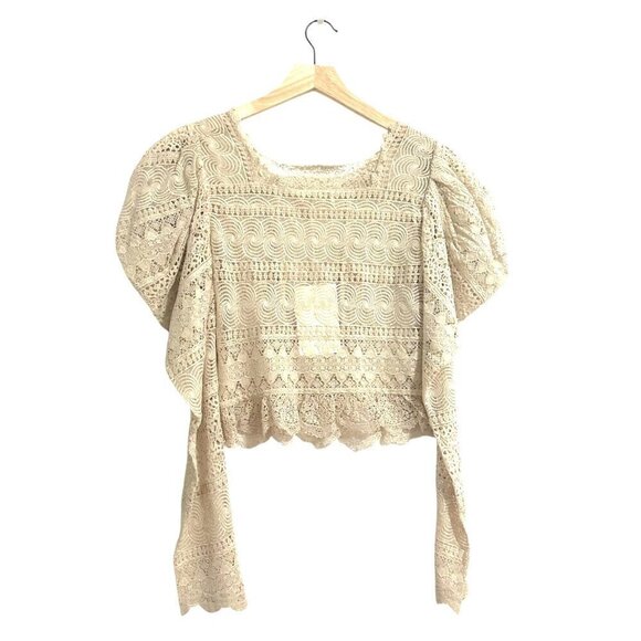 Ulla Johnson Eloise Blouse in Pearl, Size 4  New with tag - Picture 4 of 16